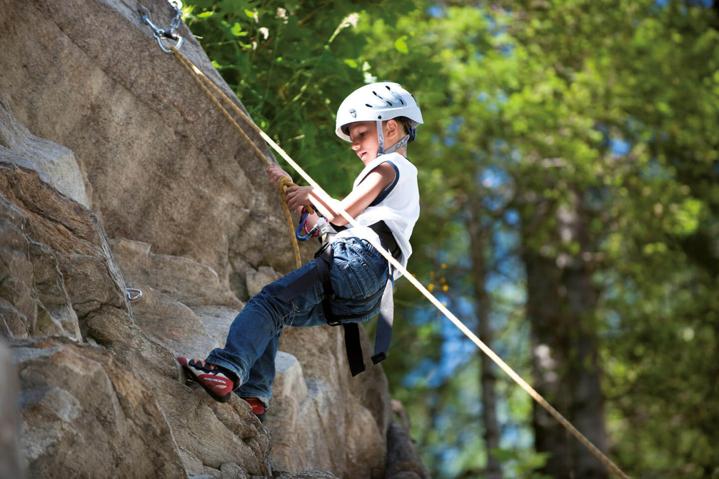 Kinder Klettern in Bad Gastein